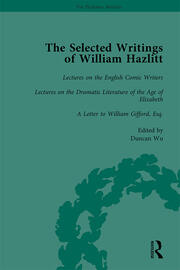 The Selected Writings of William Hazlitt Vol 5 book cover