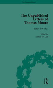 The Unpublished Letters of Thomas Moore Vol 1 book cover