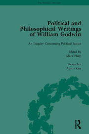 The Political and Philosophical Writings of William Godwin vol 3 book cover