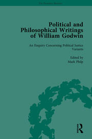 The Political and Philosophical Writings of William Godwin vol 4 book cover
