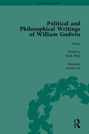 The Political and Philosophical Writings of William Godwin vol 6 book cover