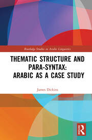 Thematic Structure and Para-Syntax: Arabic as a Case Study book cover