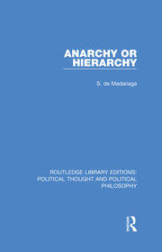 Anarchy or Hierarchy book cover