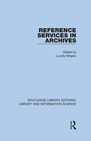 Reference Services in Archives book cover