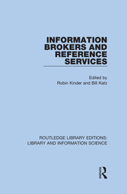 Information Brokers and Reference Services book cover