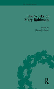 The Works of Mary Robinson, Part I book cover