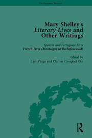 Mary Shelley's Literary Lives and Other Writings book cover