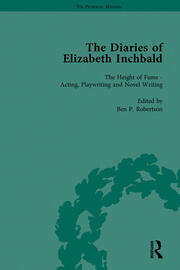 The Diaries of Elizabeth Inchbald book cover