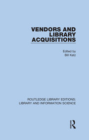 Vendors and Library Acquisitions book cover