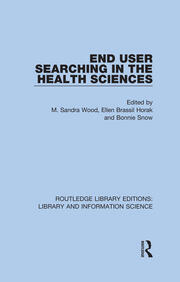 End User Searching in the Health Sciences book cover