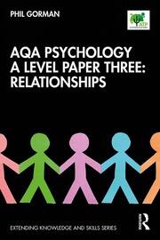 AQA Psychology A Level Paper Three: Relationships book cover