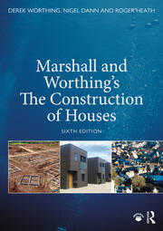Marshall and Worthing's The Construction of Houses book cover