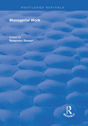 Managerial Work book cover