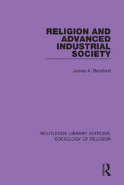 Religion and Advanced Industrial Society book cover
