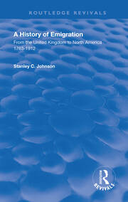 Emigration from the United Kingdom to North America, 1763 – 1912 book cover