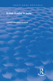 British Routes to India. book cover