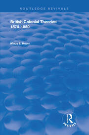 British Colonial Theories 1570 – 1850 book cover