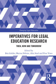 Imperatives for Legal Education Research: Then, Now and Tomorrow book cover