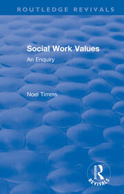 Social Work Values: An Enquiry book cover