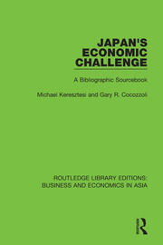 Japan's Economic Challenge: A Bibliographic Sourcebook book cover