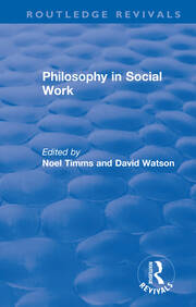 Philosophy in Social Work book cover