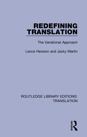 Redefining Translation: The Variational Approach book cover