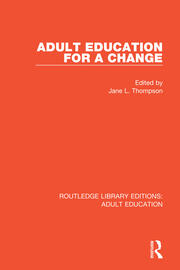 Adult Education For a Change book cover