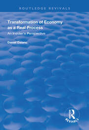 Transformation of Economy as a Real Process: An Insider's Perspective book cover