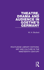 Theatre, Drama and Audience in Goethe's Germany book cover
