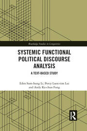 Systemic Functional Political Discourse Analysis: A Text-based Study book cover