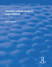 The International Guide to Legal Deposit book cover