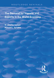 The Demand for Imports and Exports in the World Economy book cover