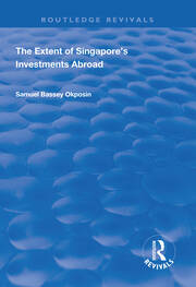 The Extent of Singapore's Investments Abroad book cover