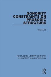 Sonority Constraints on Prosodic Structure book cover
