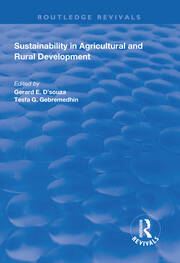 Sustainability in Agricultural and Rural Development book cover
