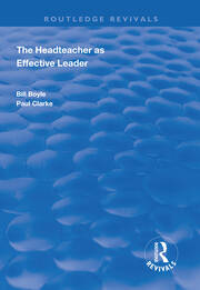 The Headteacher as Effective Leader book cover
