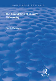 The Foundation of Hume's Philosophy book cover