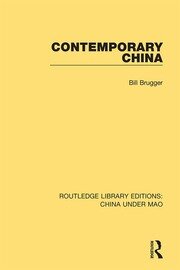 Contemporary China book cover