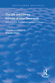 The Life and Literary Pursuits of Allen Davenport book cover