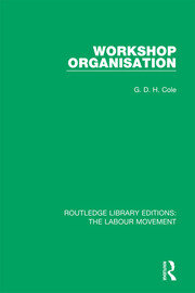 Workshop Organisation book cover