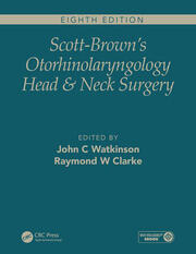 Scott-Brown's Otorhinolaryngology and Head and Neck Surgery, Eighth Edition: 3 volume set book cover