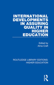 International Developments in Assuring Quality in Higher Education book cover