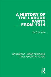 A History of the Labour Party from 1914 book cover