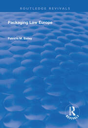 Packaging Law Europe book cover