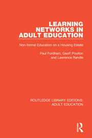 Learning Networks in Adult Education: Non-formal Education on a Housing Estate book cover