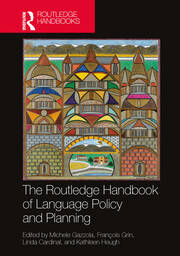 The Routledge Handbook of Language Policy and Planning book cover