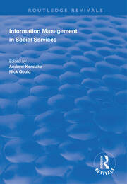 Information Management in Social Services book cover