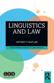 Linguistics and Law book cover