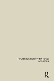 Routledge Library Editions: Socrates book cover