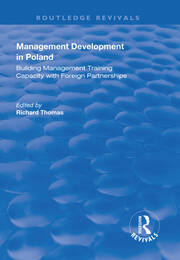 Management Development in Poland: Building Management Training Capacity with Foreign Partnerships book cover